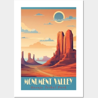 Monument Valley National Park Travel Poster Posters and Art